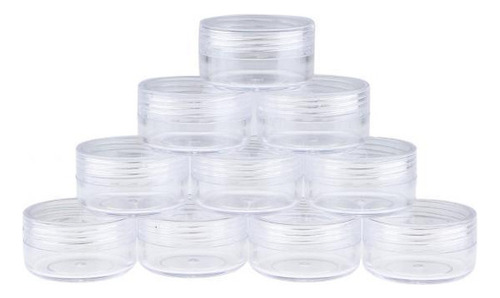 Recipientes De Crema Transparentes 2 Piezas