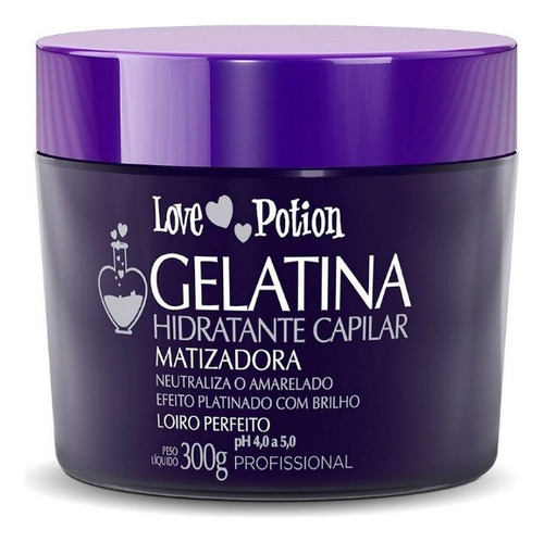 Gelatina Capilar Máscara Hidratante Love Potion 300 G