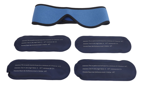 Blue Face Ice Pack Professional Alivia A Fadiga Muscular