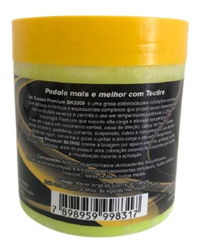 Imagem 5 de 6 de Graxa Amarela Premium Bk 2000 Tectire 500g Caixas Rolamento