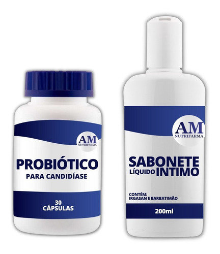 Probiótico Para Candidíase + Sabonete Líquido Intimo 200ml