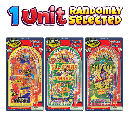 Ja-ru Mini Pinball Game (1 Juego De Bolsillo) Juguete Arcade