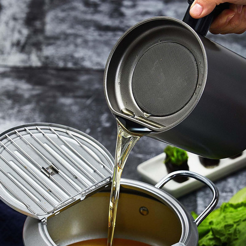 Recipiente Con Filtro De Aceite Jarra Separadora De 1.7l