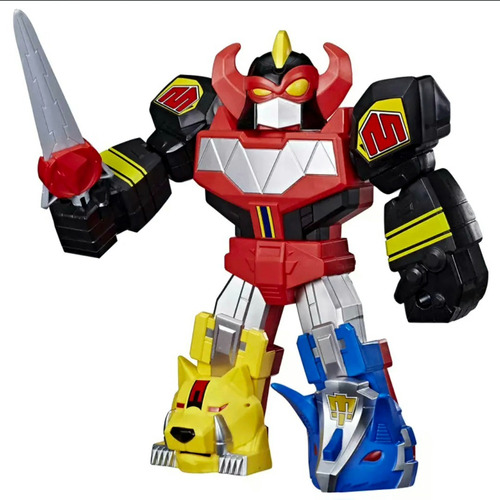 Figura Megazord Mega Mighties Power Rangers Playskool Heroes