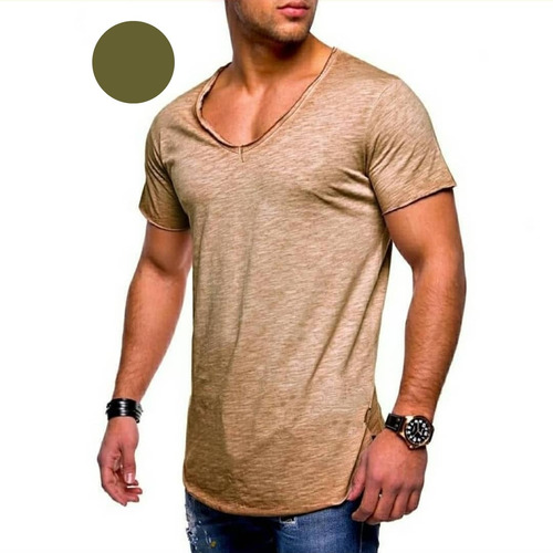 Remera Cuello Desbocado. Cuello Bote Abierto Vxz