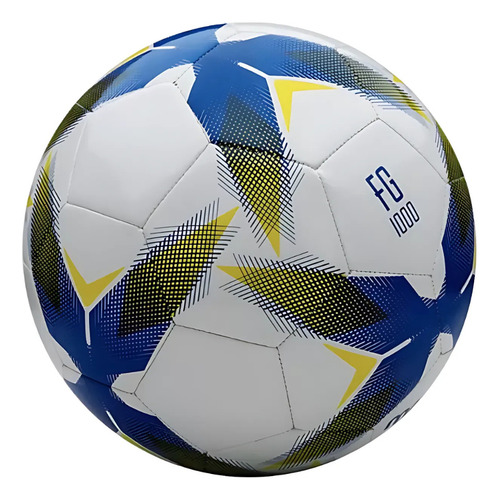 Balón Futból Soccer Molten F5r1000 #5 Césped Cualquiera Color Blanco/azul