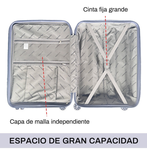 Kit Maletas De Viaje 24 Y 14 Pulgadas De Mano Tsa Expandible