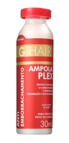 G.hair Antiemborrachamento Plex - Ampola 30ml Blz