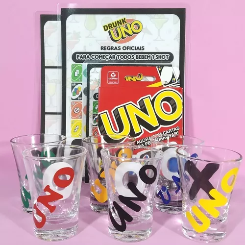 Jogo Drunk Uno +1 Brinde / Bebida Drink Shot