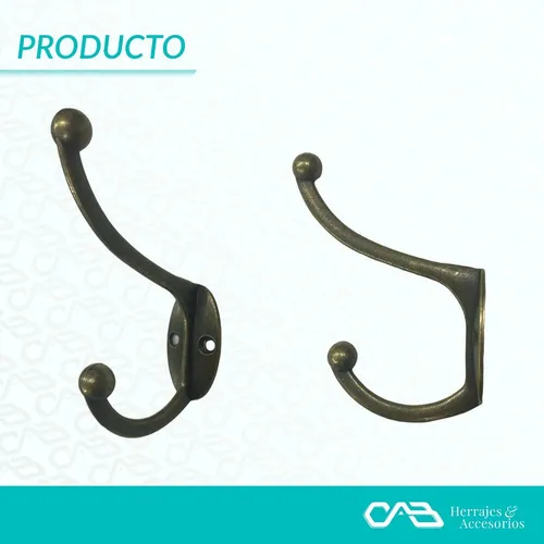 Ganchos de online bronce para percheros