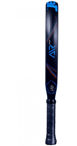 Imagen 7 de 8 de Paleta de pádel Babolat Air Viper 2022 color negro/gris/azul