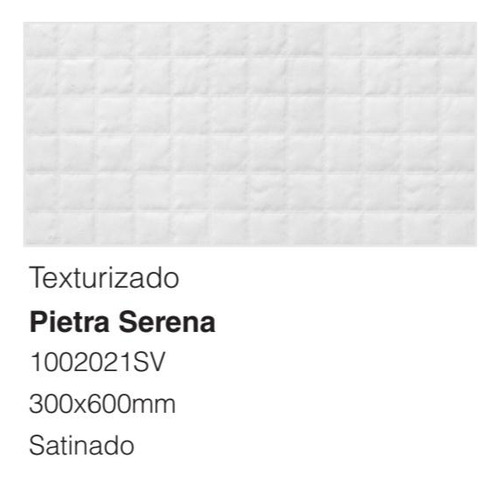 Ov Porcelanato Pietra Serena  30x60 Mate-relieve 1002021sv