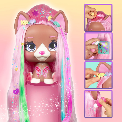 Imc Toys Color Boost - Mega Vip Pet Nyla | Cabeça De Modelag