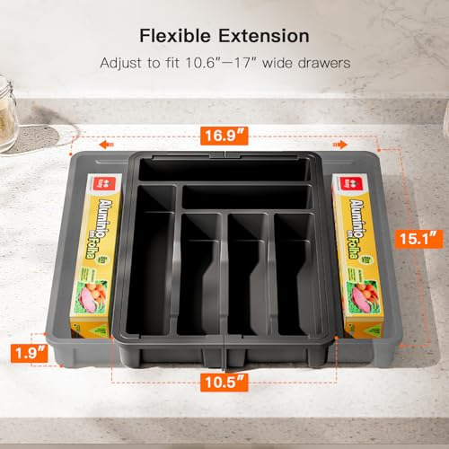 Organizador De Cubiertos Pipishell Expandible, Organizador D