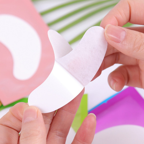 50 Protetor Pálpebra Gel Alongamento Cílios Patch Pad