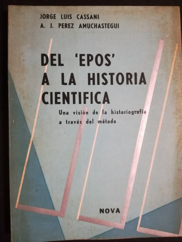 Del Epos A La Historia Científica Cassani 