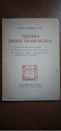 Tercera Orden Franciscana Silvio De Schrijver