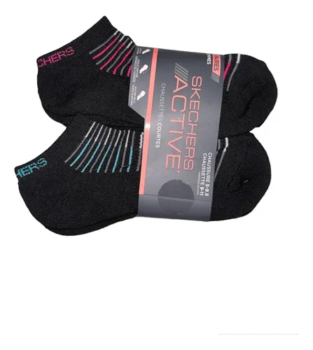 Medias Skechers Para Mujer X 6 Pares Originales Importadas