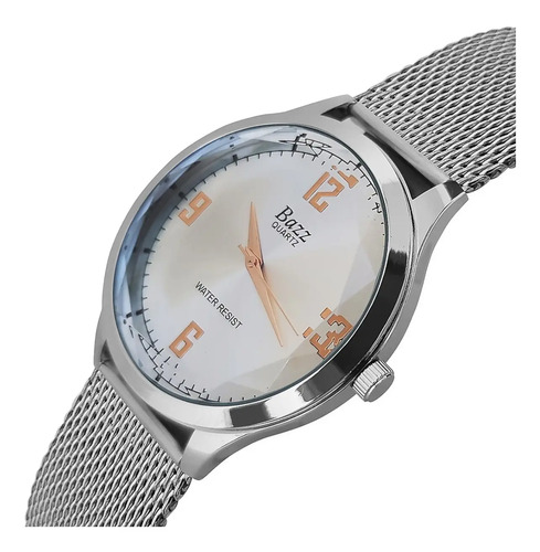 Reloj Caballero Original Bazz Acero Resistente Al Agua Japan | Meses sin  intereses