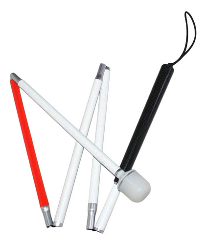 Bastón For Caminar Ciego Plegable Con Punta De Con Luz