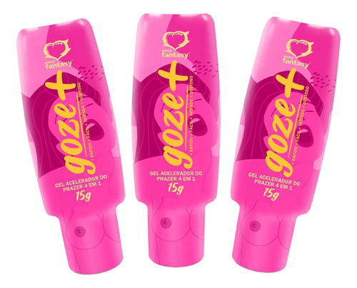 Gel Íntimo Femenino Goze Multiple Orgasmo Pack X3 Unid 