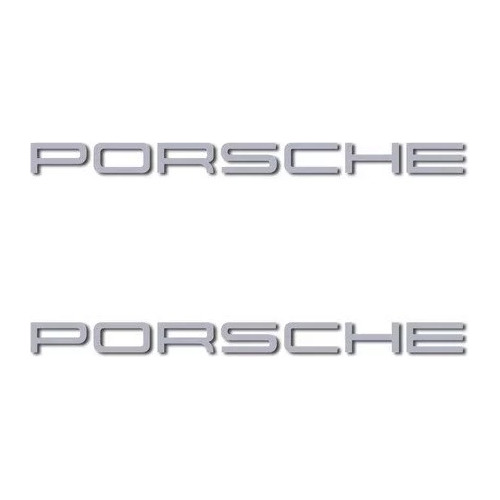 Emblema Trasero Porsche Letras P O R S C H E