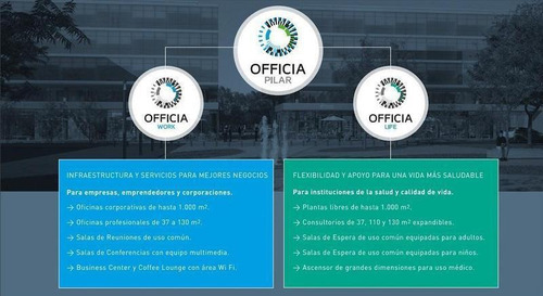 Imagen 9 de 19 de Oficina En Officia Pilar - Edificio Work