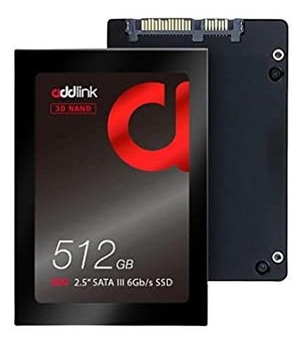 Disco Solido Addlink S20 512gb Ssd 2.5 Sata Iii 6gb/s Td