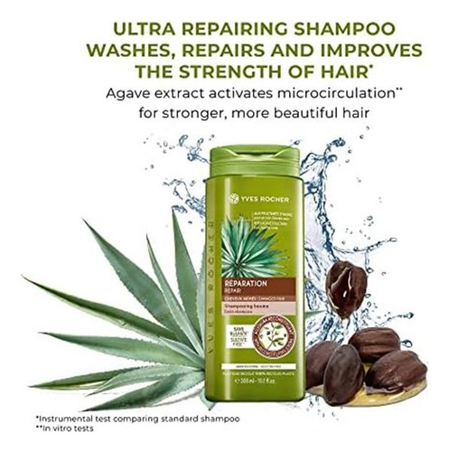Shampoo Bálsamo Reparador Yves Rocher | Limpa E Reestrutura