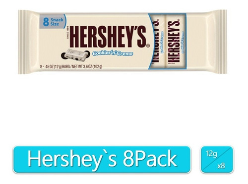 Chocolatinas Importadas Americanas Hersheys 12gr Pack X8 Uds
