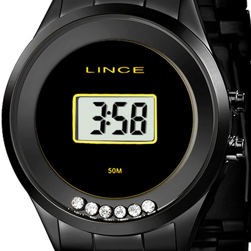 Relógio Feminino Lince Digital Preto Sdn4610lpxpx