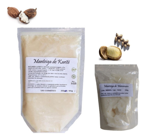 Manteiga De Murumuru 100g + Karité 300g (com 5% De Desconto)