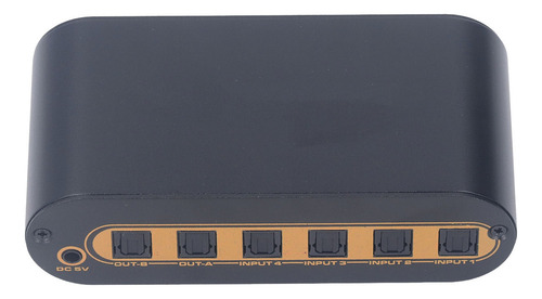 Conmutador De Sonido Óptico Digital Spdif 4x2, 4 Entradas Y