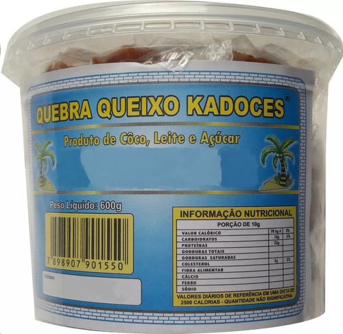 Bala Quebra Queixo Kadoces Pote 600g