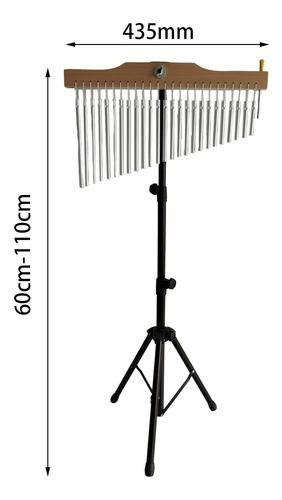 Campanas De Viento De 25 Barras, Instrumento De Estilo A