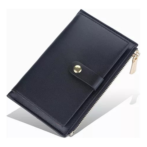 Cartera De Piel Minimalista Para Mujer Con Práctico Elegante