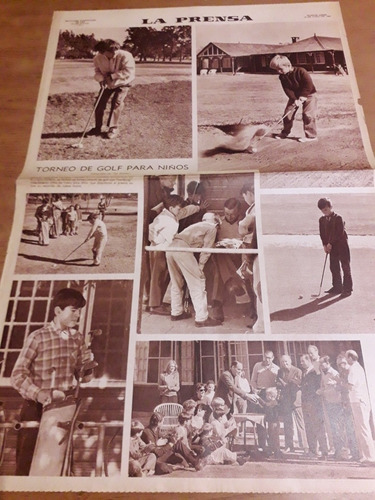 Diario La Prensa Golf Niños Sombrero México 16 6 1968