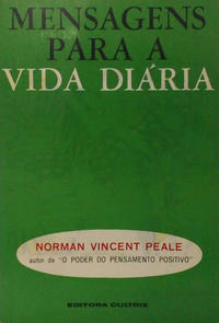 Libro Mensagens Para Vida Diaria De Peale Norman Vincent Cu