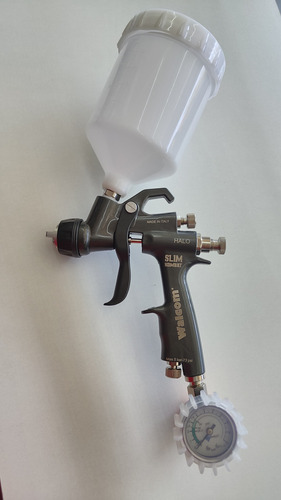 Pistola De Gravedad Walcom Slim Kombat Halo 1.4mm 600ml