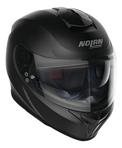 Casco De Moto Nolan N80-8 Solid Negro Mate Md