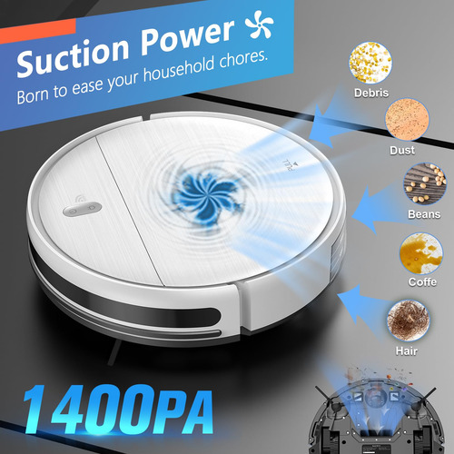 Robot Aspirador Y Trapeador Wifi App Alexa Mmg