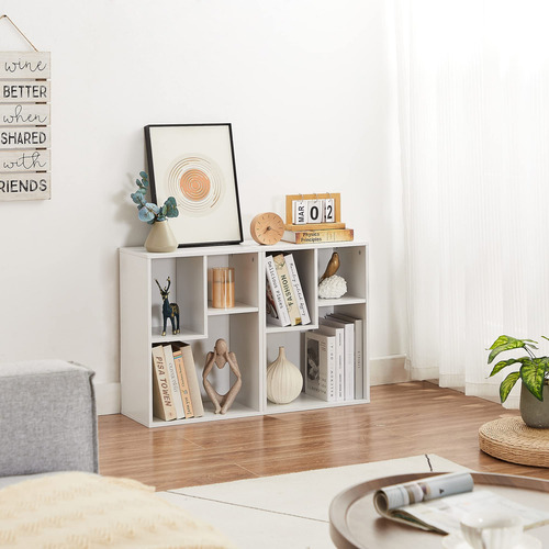 Estantería 3 Cubos Organizador Versátil Para Libros Y Objeto