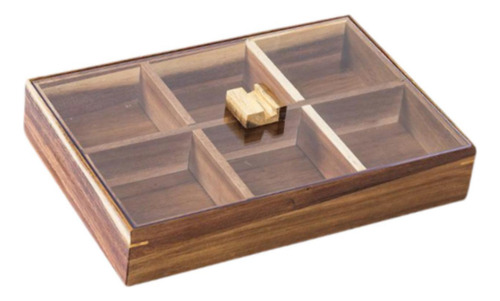Bandeja Para Servir Dividida, Recipiente Para 6 Rejillas