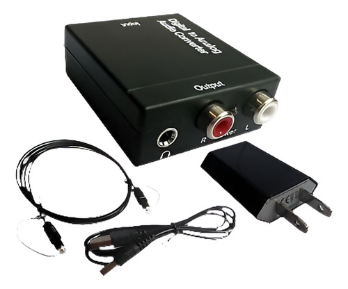 Coaxial Digital Óptico Toslink Spdif A Conversor De Audio An