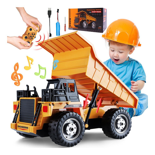 Mqdmini Rc Dump Vehicle Toy Para Niños - Coche De Control Re