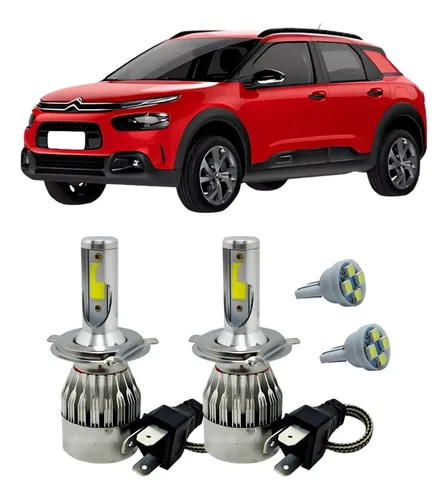 Kit Super Led H4 6000k Farol Auto Baixo C4 Cactus 2018/2021