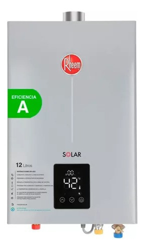 Calefont Rheem Gas Natural 12  Tiro Forzado 