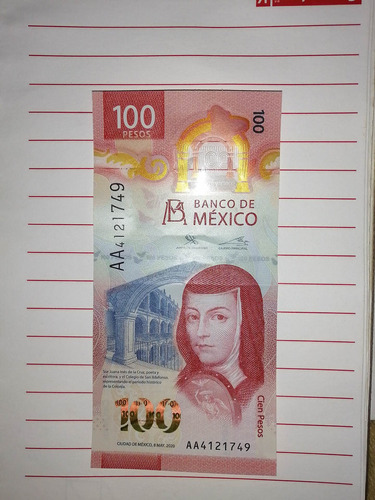 Billete De 100 Pesos Serie Aa