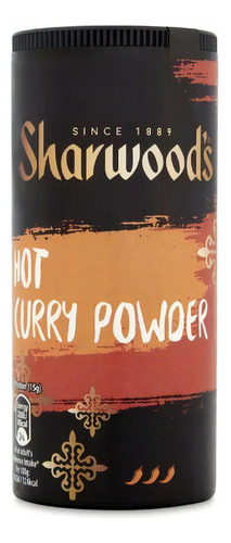 Curry En Polvo Hot Frasco Sharwoods 102 G Import. Inglaterra