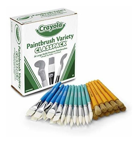 Crayola Pincel Variedad Classpack, Fuentes De Escuela, 36 Ce